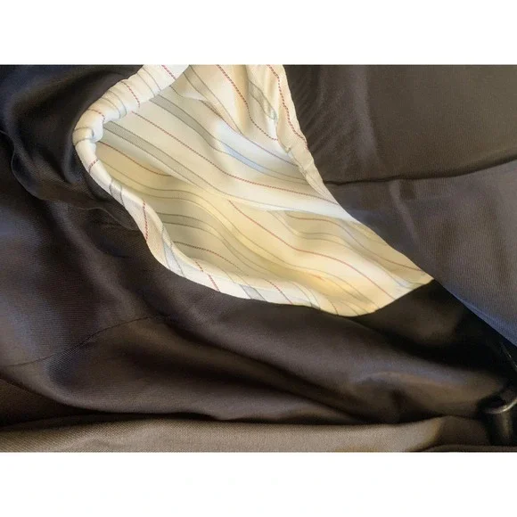 Burberrys Wool‎ Suit Jacket Blazer Mens Charcoal Gray Tailored Fit - Picture 5 of 16